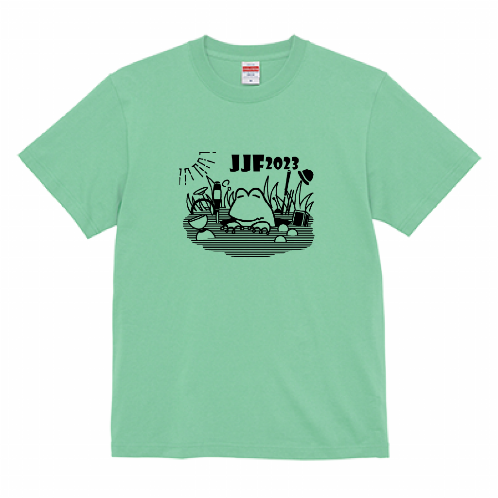 JJF2023 Official T-shirt front melon