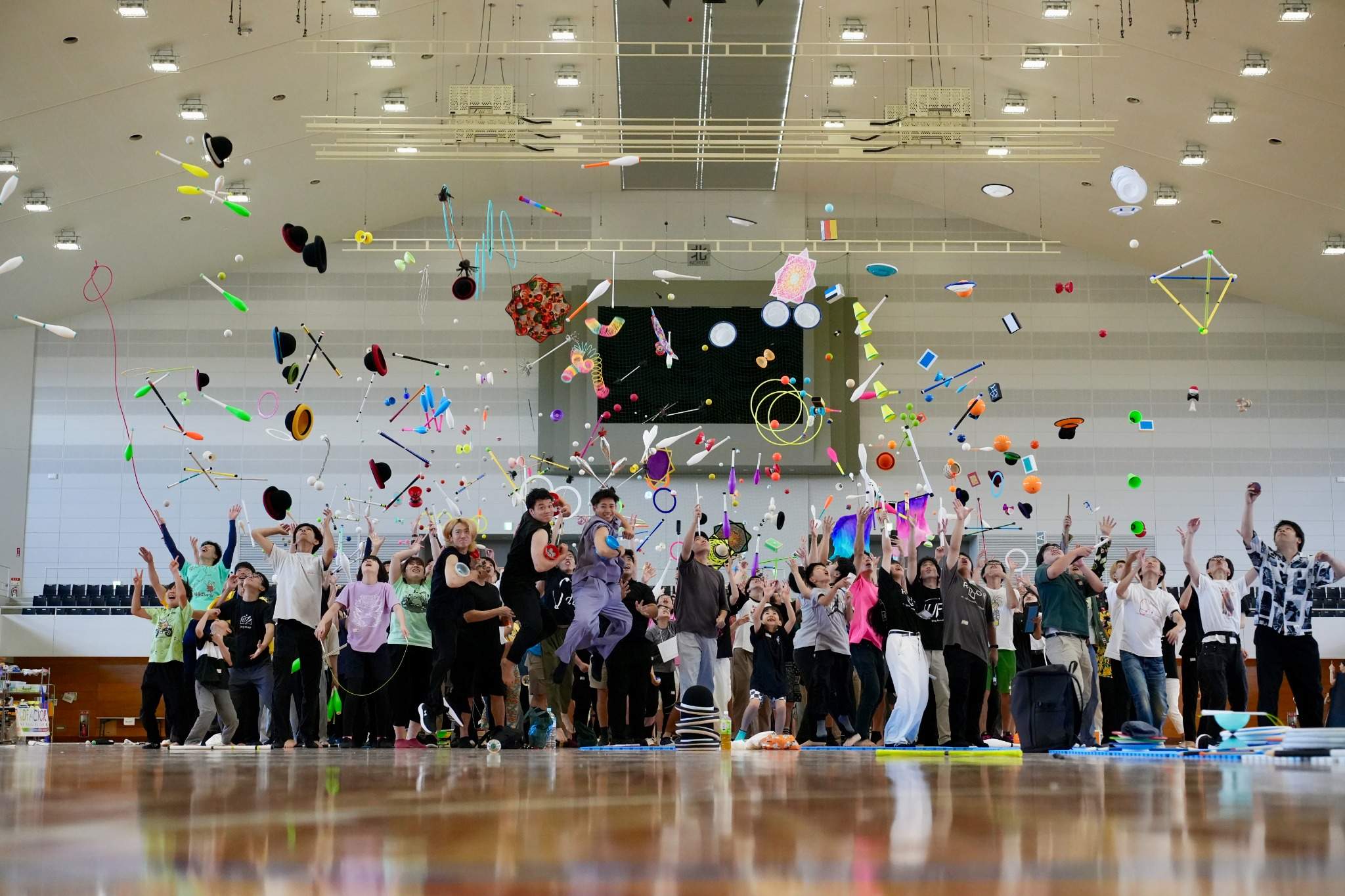 JJFのコンセプト1: 日本のジャグラーが一堂に会し交流する機会を作る